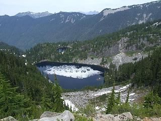Paradise Lakes from Bare Mountain trail.