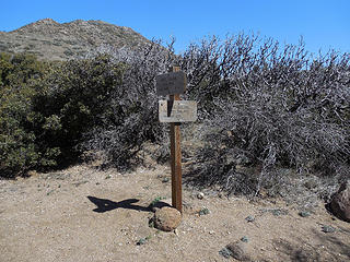 Junction of Fobes Trail & PCT