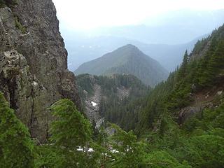From the Notch, looking at the W ridge