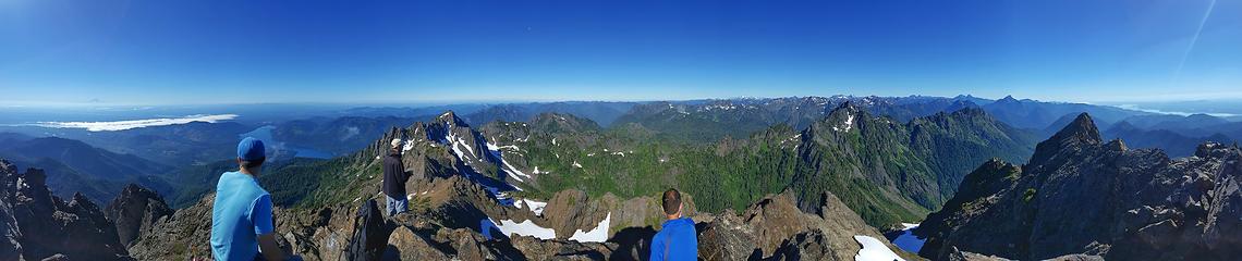 Mount Washington summit panorama