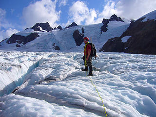 Ascending Blue Glacier