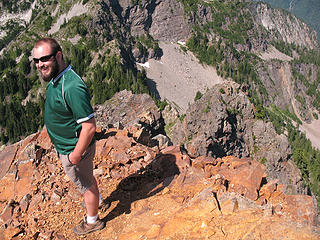 B-Dog on Red Mountain summit.