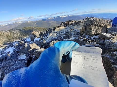Hurley Peak summit.