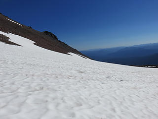 Snowfield crossed on the traverse from Old Snowy to Ives.