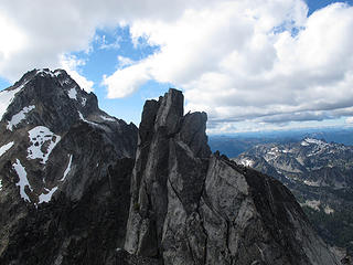 Sherpa summit from The Balanced Rock