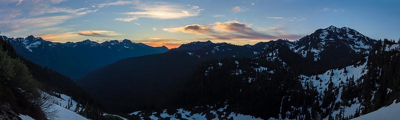 Sunrise and Mount Hopper