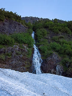 Mount Steel waterfall