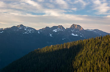 Evening with Mount Elk Lick (right)