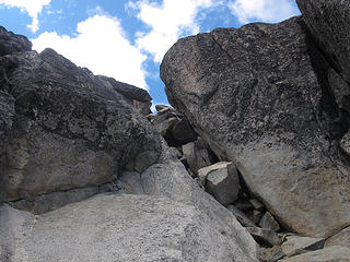 chockstone gully