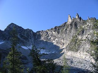 Bigelow's northern face and spires