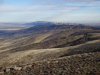 Looking toward the eastern section of the Saddle Mtns.