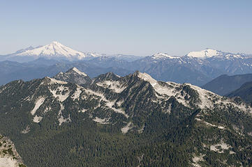 Baker and Shuksan from summit