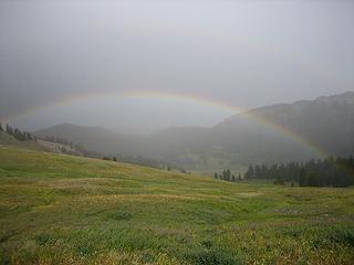 rainbow on Holmes Cave trail