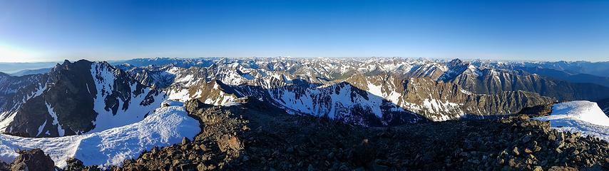 North Gardner summit panorama