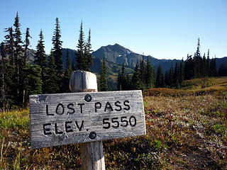 Lost Pass Sign