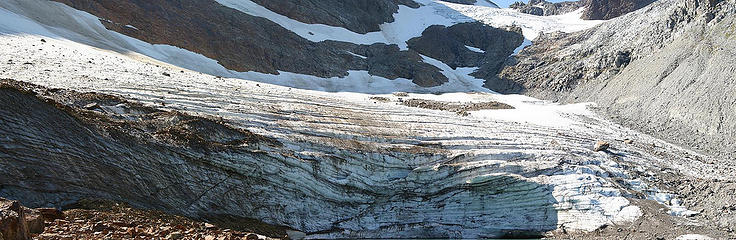 Pano of the glacier