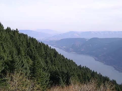 Hood River in the distance