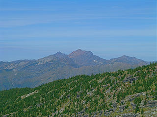 North to Snowshoe Peak