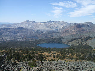 Gilmore Lake from Mt. Tallac