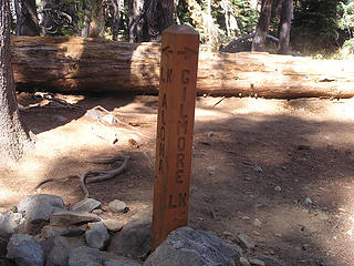 One of many trail markers