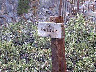 Well, the sign says Eagle Falls!