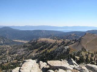 Squaw Valley from Granite Chief (Lake Tahoe in distance)