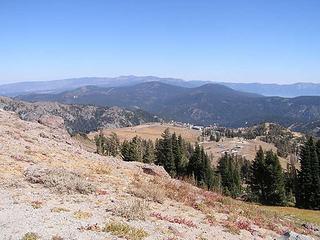 Squaw Valley plateau (location of upper restaurant)