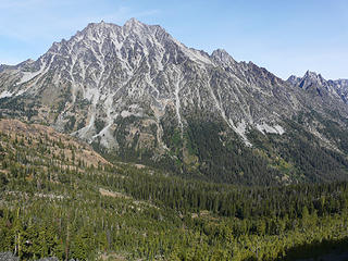 Stuart and Ingalls valley from Longs Pass