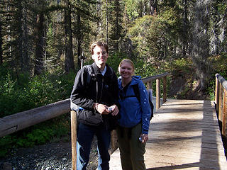 Todd and Fran on the bridge.