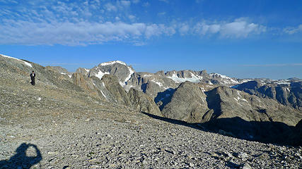 Gannet Peak from Blaurock Pass
