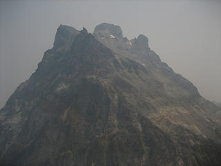 hazy view of Redoubt