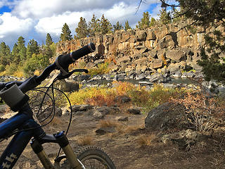 First time getting the good mtn bike out on the trails of Bend. Sawyer and Riley Ranch Bend OR