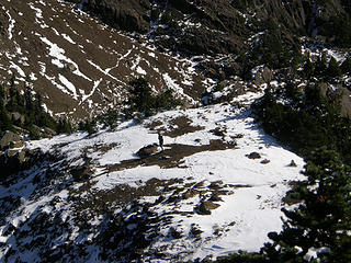 Area near top of gully ascent between Ellinor and Washington.