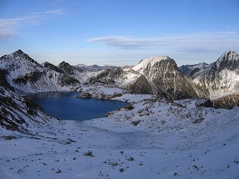 Upper Ice Lk and Spectacle Buttes