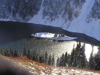 Lake Ann - with lone Larch on the island