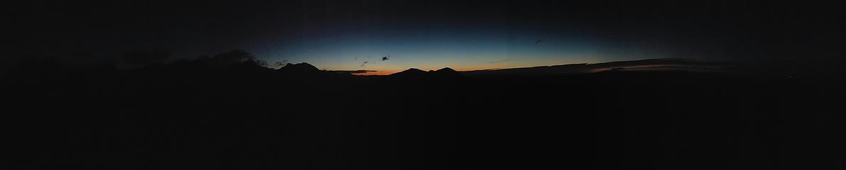 Earl Peak Panorama 5:45 am