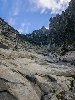 This terrain is typical of Ulrich's Couloir