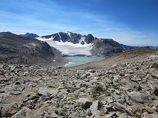 Klondike Peak, Sourdough Glacier, and Iceberg Lake.