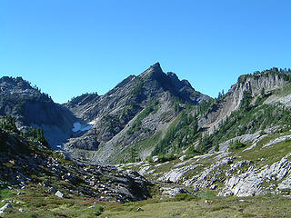 North Peak as seen from Gothic Basin.