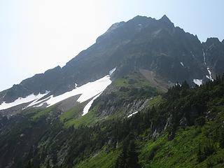 Cascade Peak and the beginning of the traverse