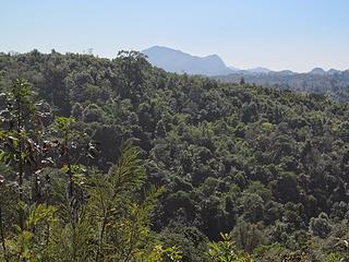 Elephant Mountain, in the distance, is in the center of a nature preserve -- the only we saw anywhere in Myanmar.