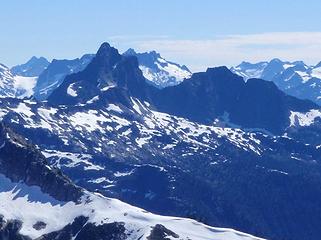 Mount Triumph (7240 feet) and Thornton Peak (6935 feet)