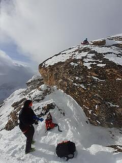 Rapping off the summit