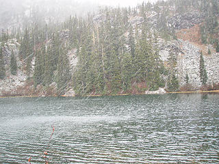 Merritt Lake (snowing)