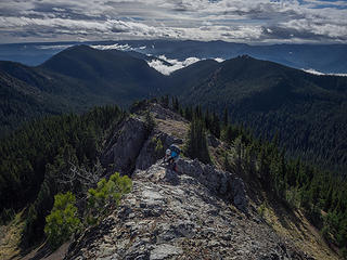 On south ridge of West Peak