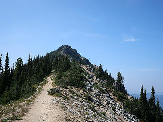 Antler Peak east ridge in sight
