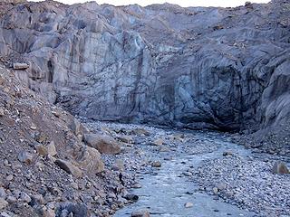 Gaumukh at terminus of Gangotri Glacier