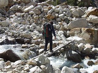 Stream crossing near Chirbasa