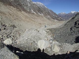 On the Gangotri Glacier above Gaumukh