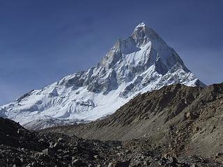 Shivling from Gangotri Glacier near Gaumukh